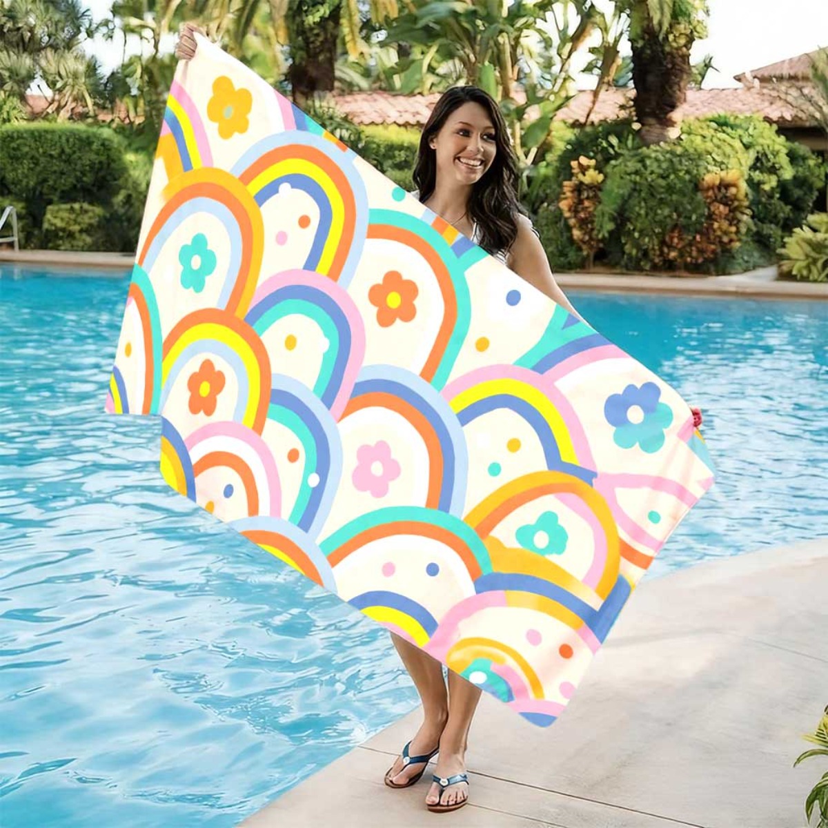 Yoga And Fitness - One Beach Towel That Is Reusable,