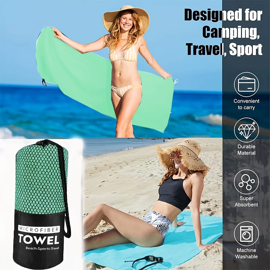 Yoga Fitness Gym - 1PC Sports Microfiber Quick Dry Towel