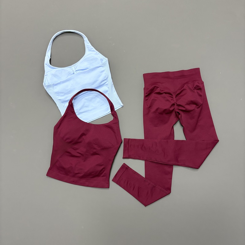 Yoga Fitness Zumba - 2 Pcs Gym Set Women Seamless