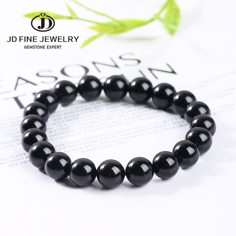 Yoga Fitness Tracker - JD Natural Stone 7A Black Tourmaline