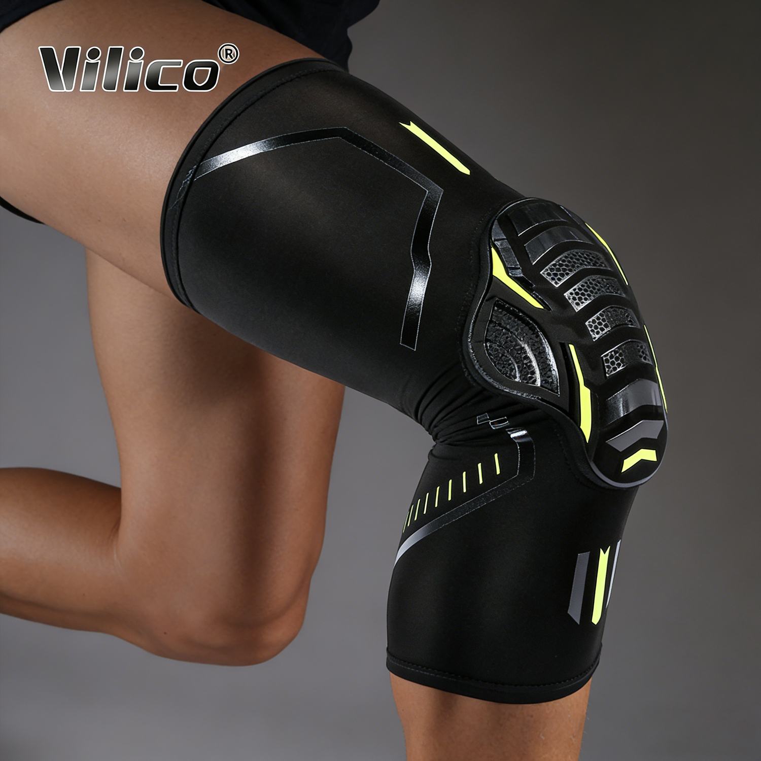 Knee Sleeve Compression - Knee Brace Compression Knee Support Shockproof