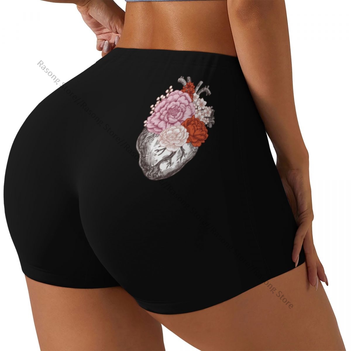 Women's Yoga Shorts Vintage An - Yoga Anatomy Of Fitness บทวิจารณ์และราคา