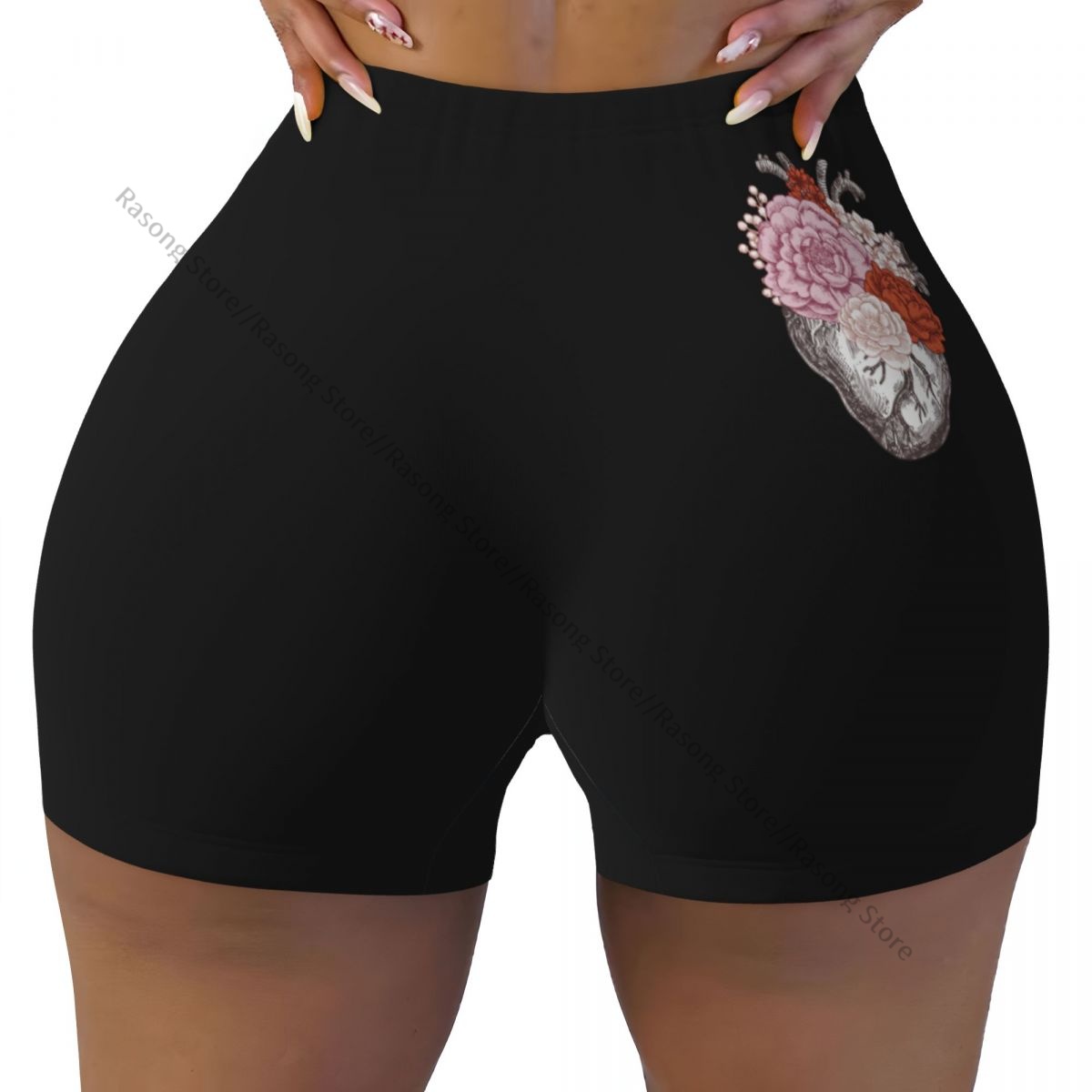 Women's Yoga Shorts Vintage An - Yoga Anatomy Of Fitness บทวิจารณ์และราคา