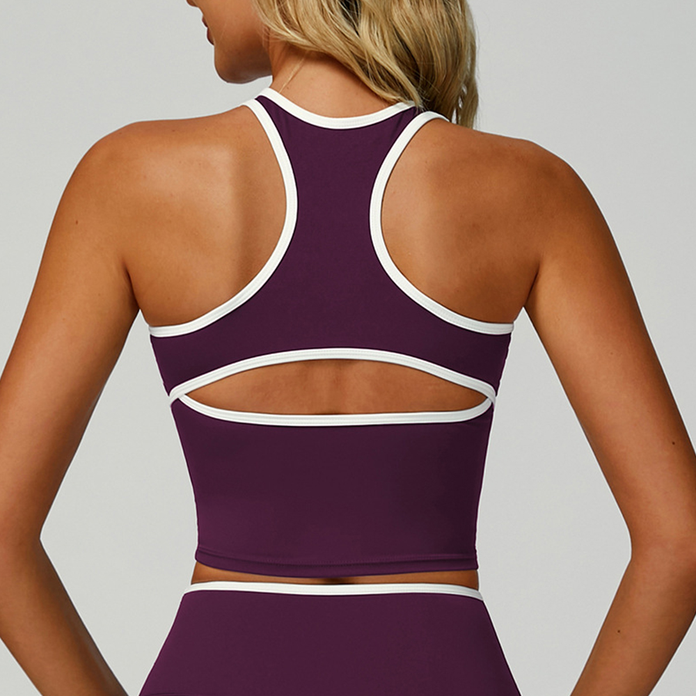 Color Block Sport Bra Yoga Ves - Yoga Blocks บทวิจารณ์และราคา