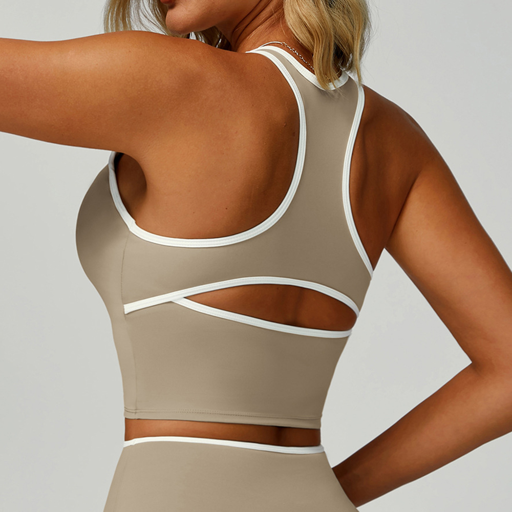 Color Block Sport Bra Yoga Ves - Yoga Blocks บทวิจารณ์และราคา