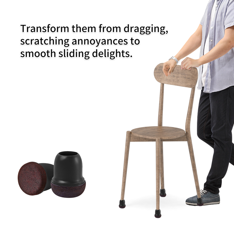 16PCS Black Silicone Chair Leg - Sit Up Bar Floor บทวิจารณ์และราคา
