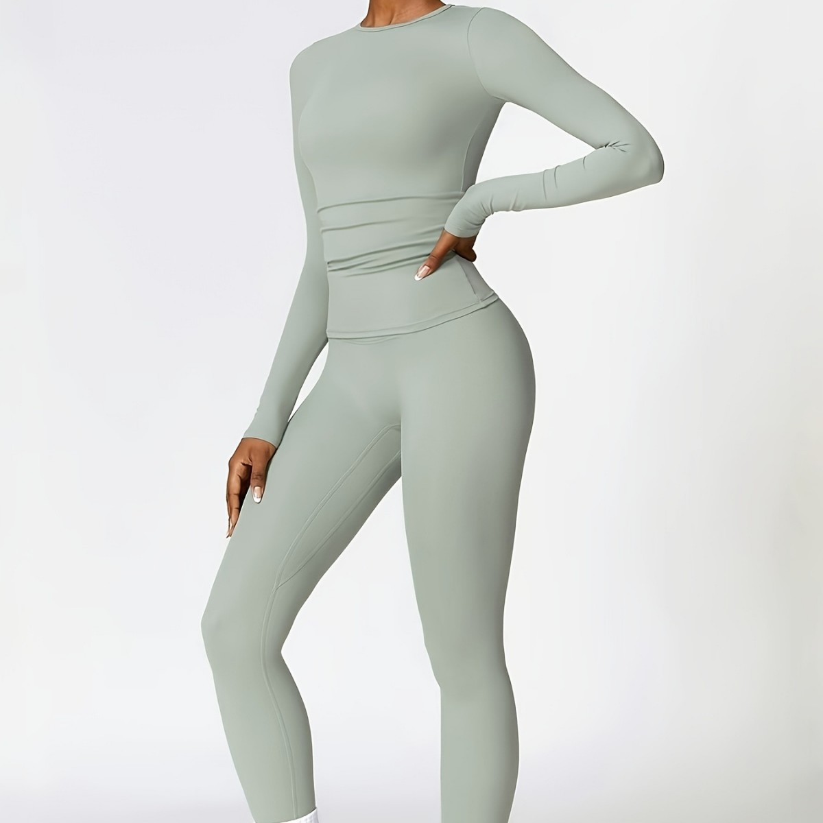 Tight-fitting yoga suit slim l - Yoga Fitness Women บทวิจารณ์และราคา