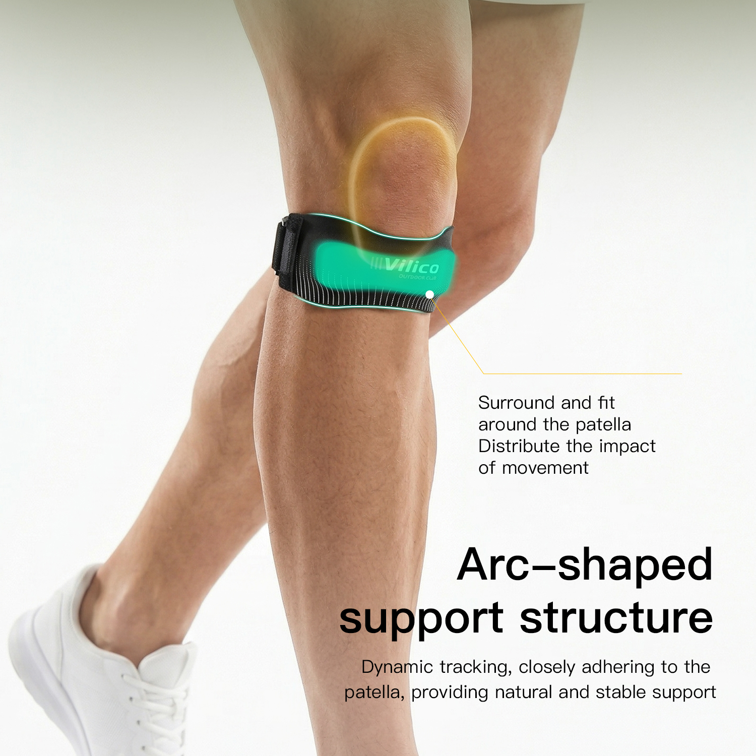 1PC Copper Knee Brace for Arth - Knee Sleeve Compression บทวิจารณ์และราคา