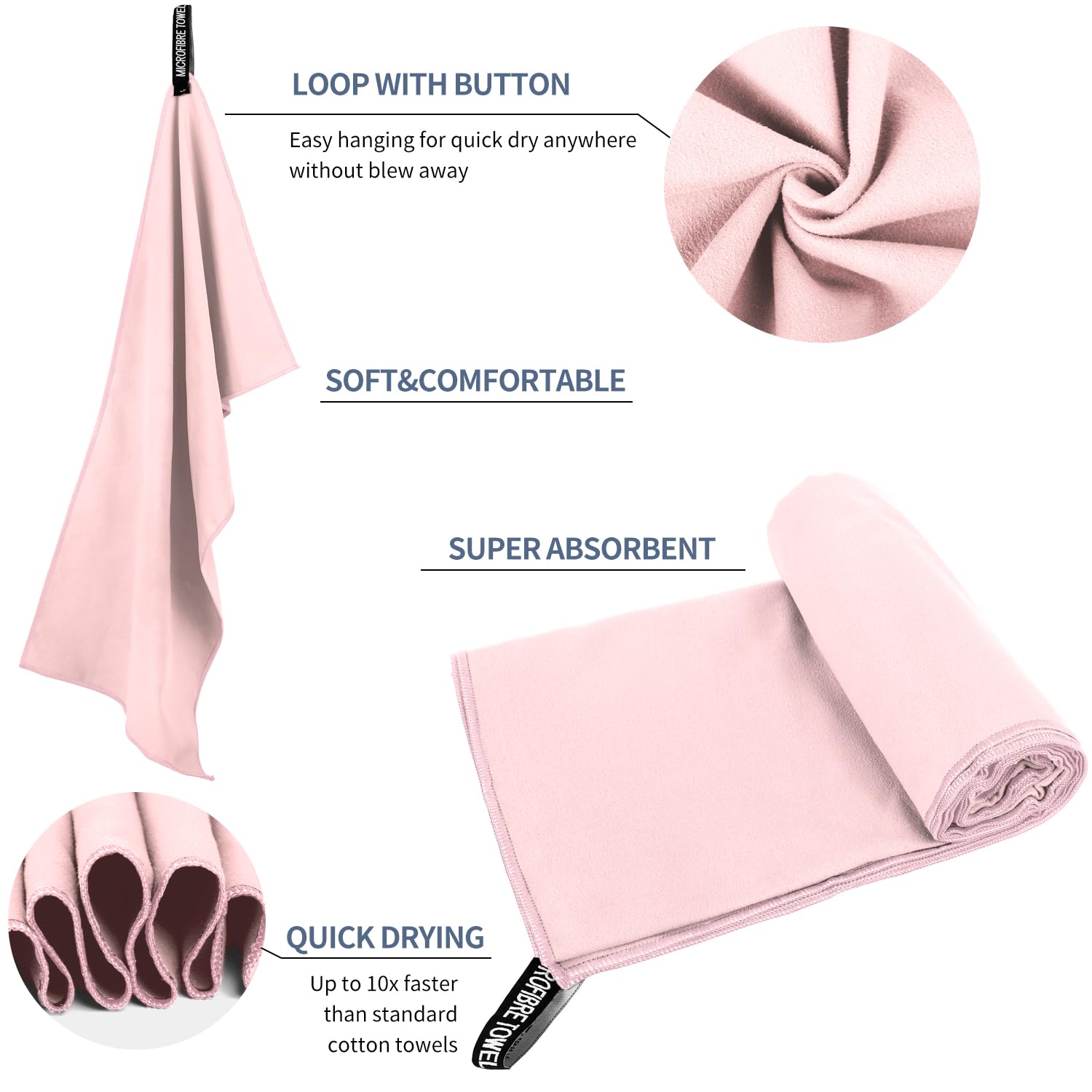 1 PCS 40x80cm Microfiber Gym T - Yoga Fitness Gym บทวิจารณ์และราคา