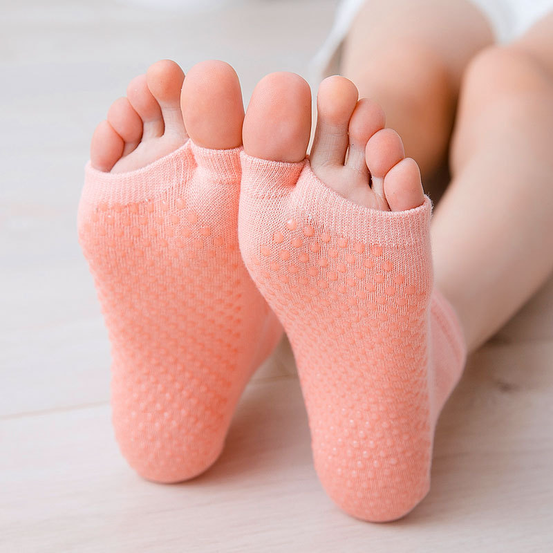 Non-Slip Split-Toe Yoga Socks  - Yoga Fitness Gym บทวิจารณ์และราคา