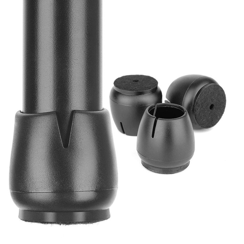 16PCS Black Silicone Chair Leg - Sit Up Bar Floor บทวิจารณ์และราคา