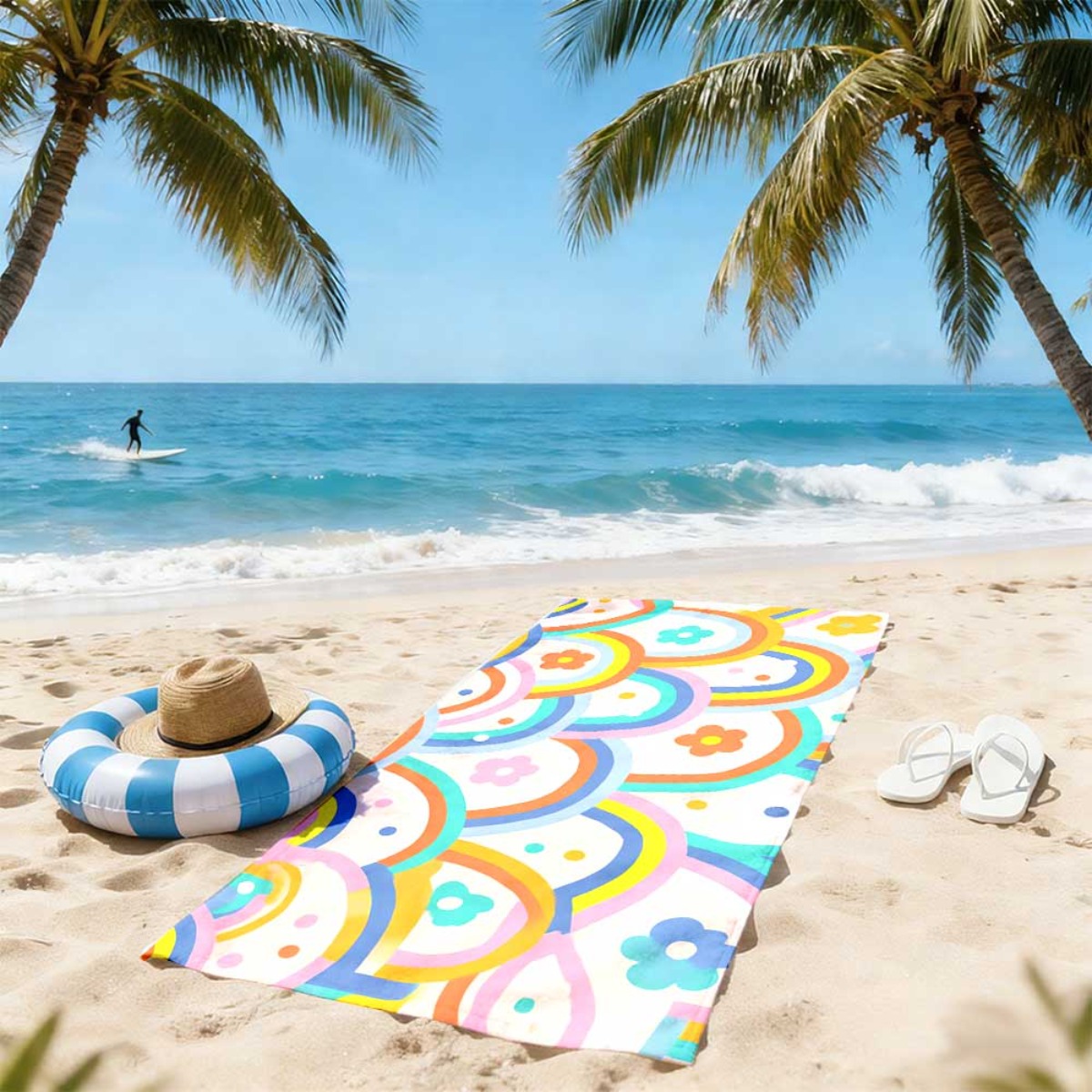 One Beach Towel That Is Reusab - Yoga And Fitness บทวิจารณ์และราคา
