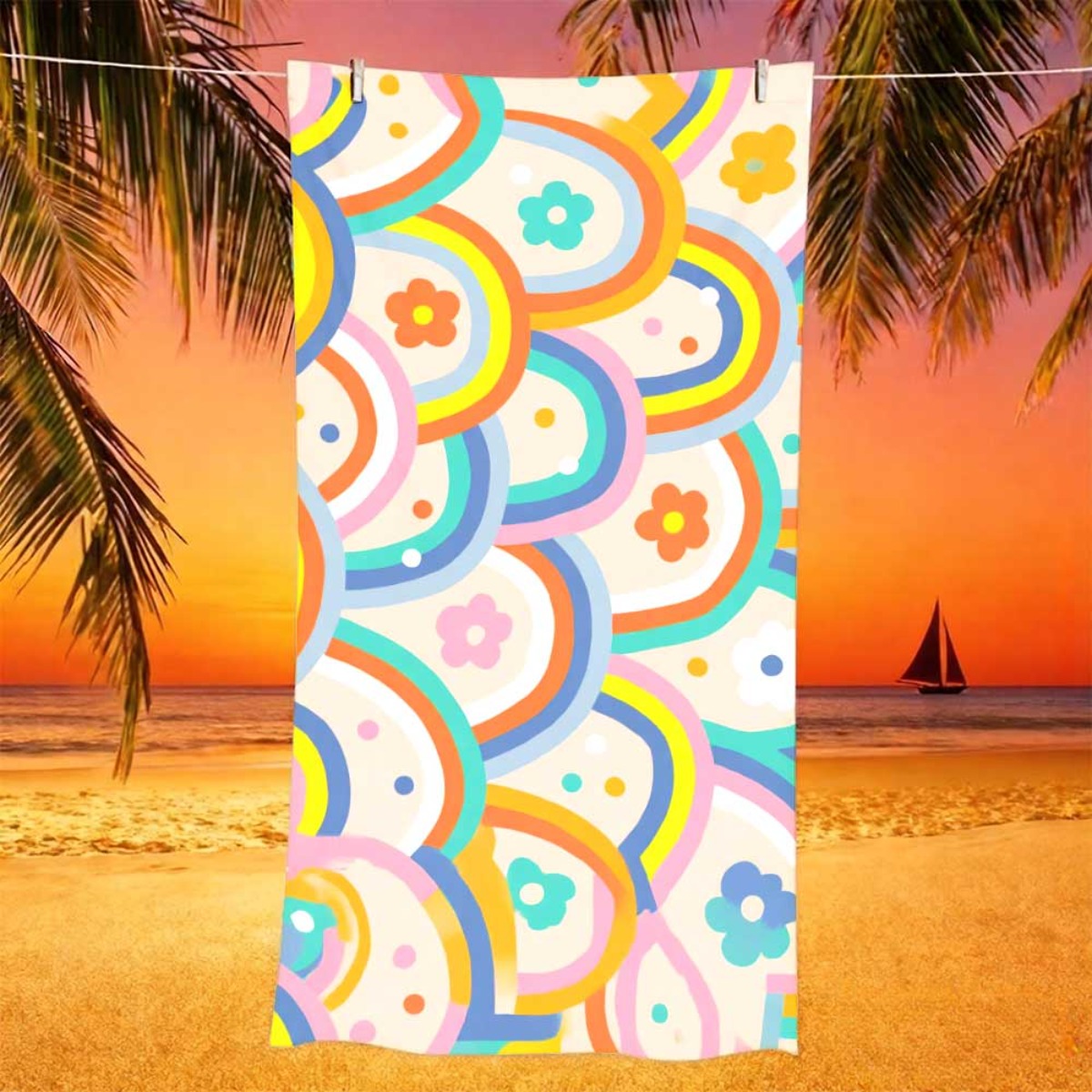 One Beach Towel That Is Reusab - Yoga And Fitness บทวิจารณ์และราคา