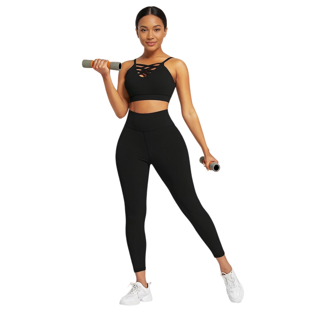 3 Pieces Women's Yoga Fitness  - Yoga Fitness Gym บทวิจารณ์และราคา
