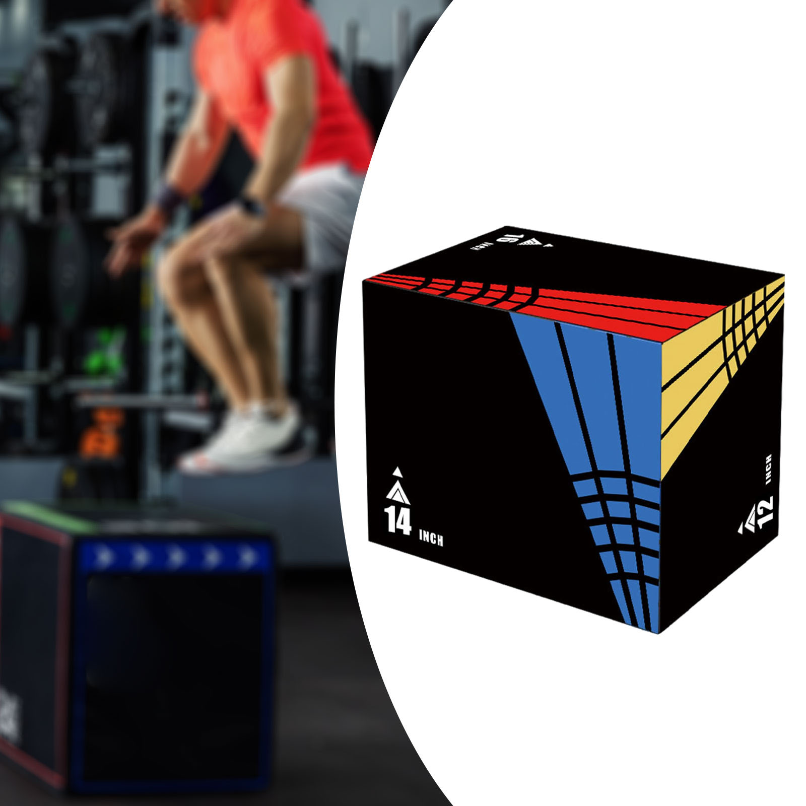 3-in-1Jump Box Plyometric Box  - Plyo Jump Box บทวิจารณ์และราคา