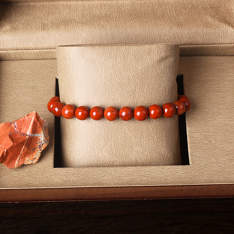 5A Genuine Red Jasper Beaded B - Yoga Fitness Tracker บทวิจารณ์และราคา