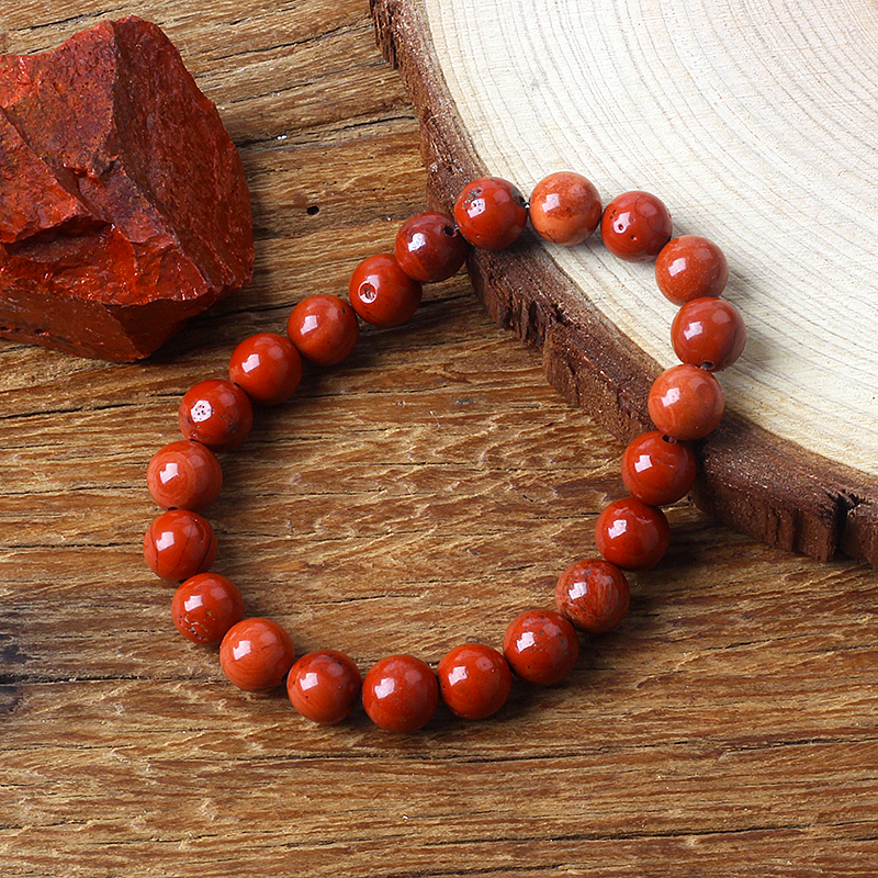 5A Genuine Red Jasper Beaded B - Yoga Fitness Tracker บทวิจารณ์และราคา