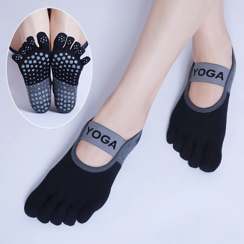 Ladies Breathable Yoga Socks S - Yoga Fitness Gym บทวิจารณ์และราคา