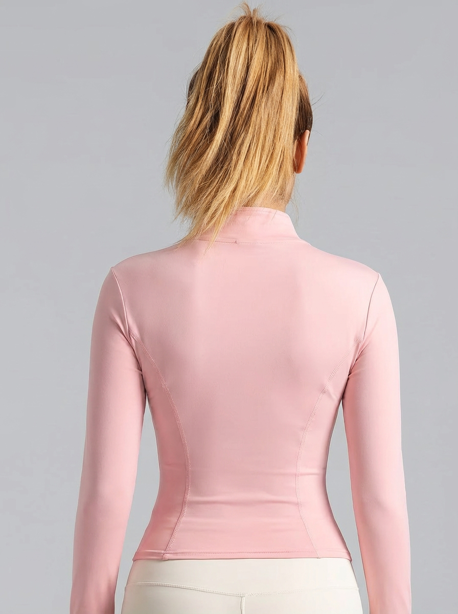 New Women Light pink Yoga Coat - Yoga Fitness Women บทวิจารณ์และราคา