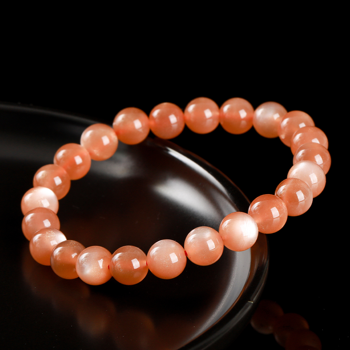 JD 7A Natural Sunstone Round B - Yoga Fitness Tracker บทวิจารณ์และราคา
