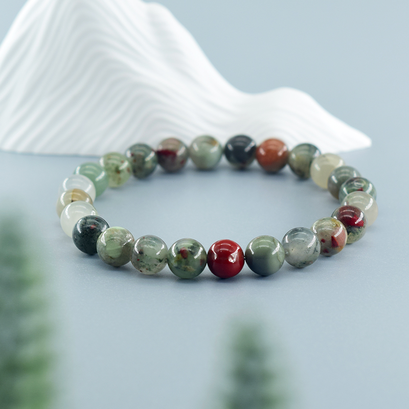 Natural African Blood Stone Be - Yoga Fitness Tracker บทวิจารณ์และราคา