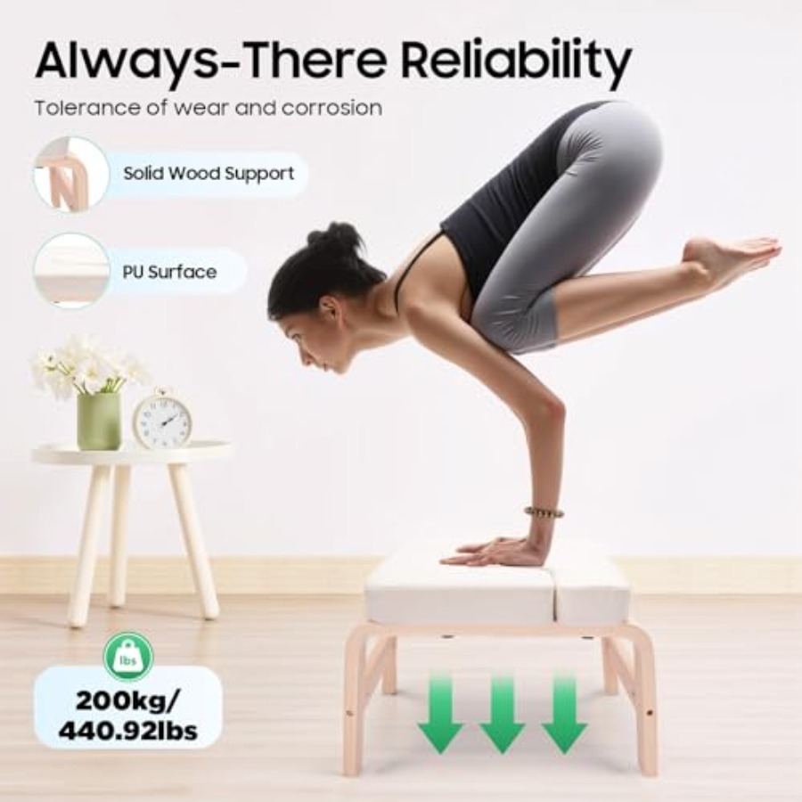, Solid Wood Yoga Inversion Be - Yoga Blocks บทวิจารณ์และราคา