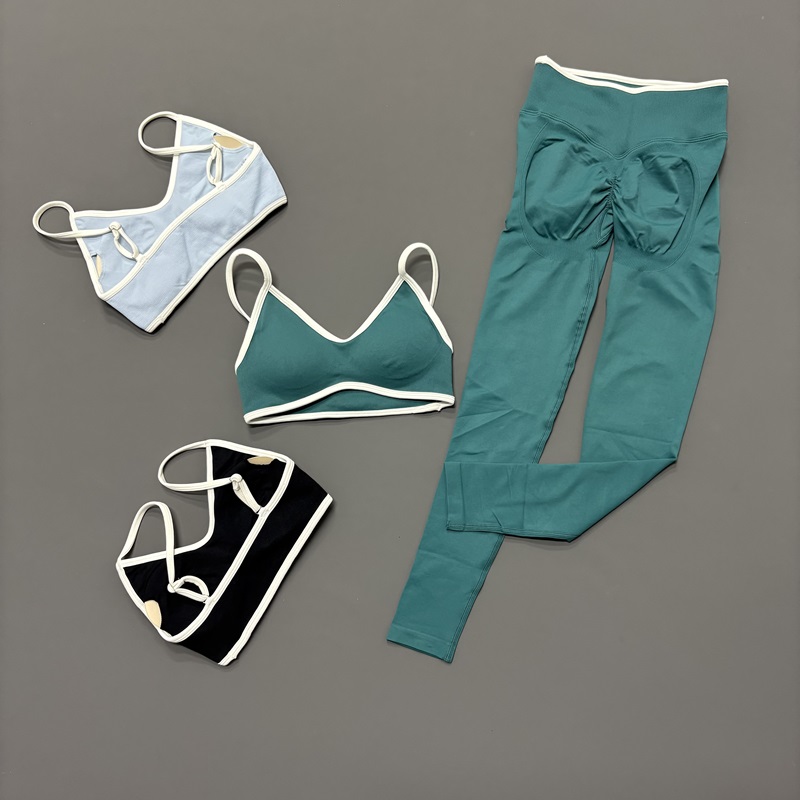 2 Pcs Sports Set Seamless Cont - Yoga Fitness Zumba บทวิจารณ์และราคา