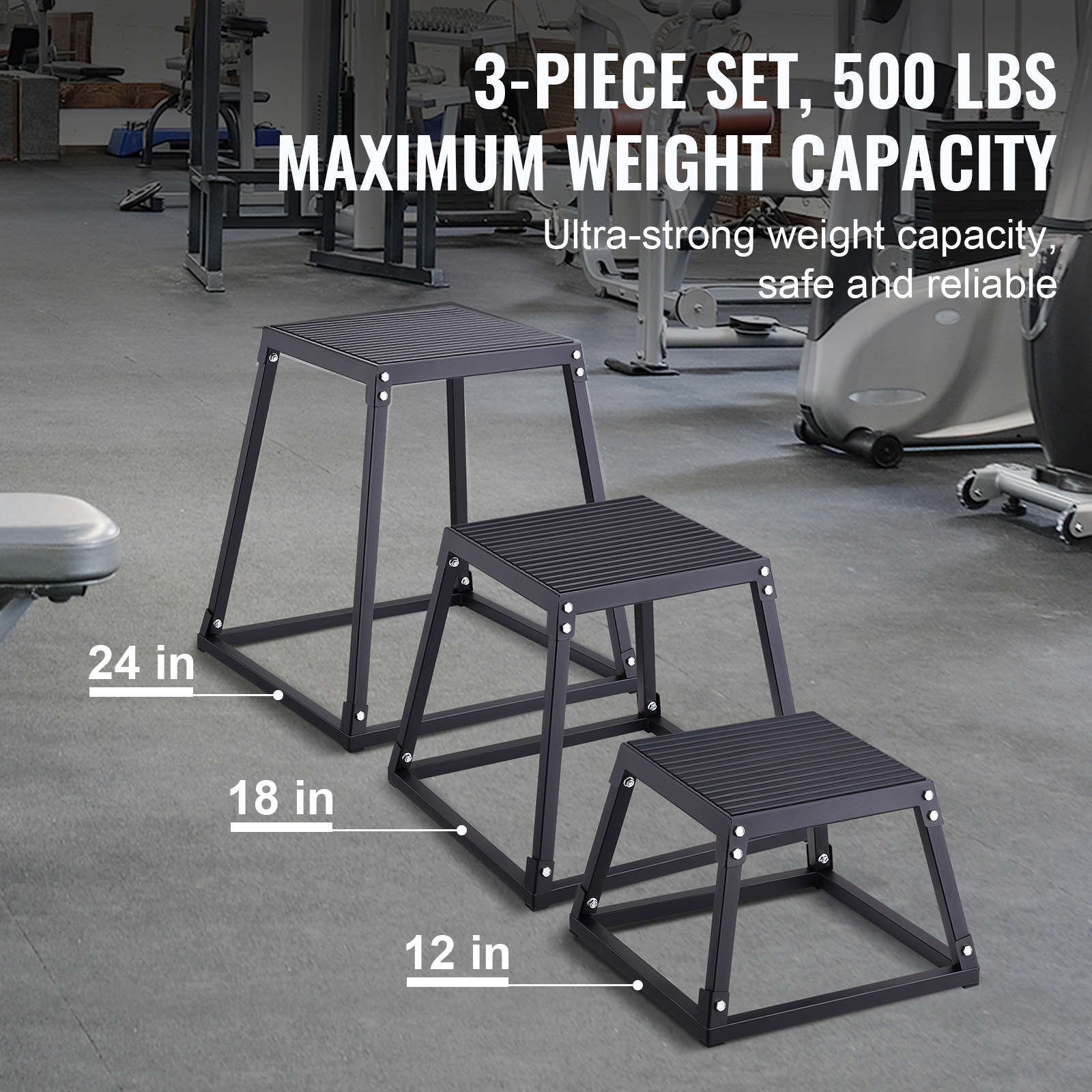 SucceBuy 12/18/24Inch Plyometr - Plyo Jump Box บทวิจารณ์และราคา