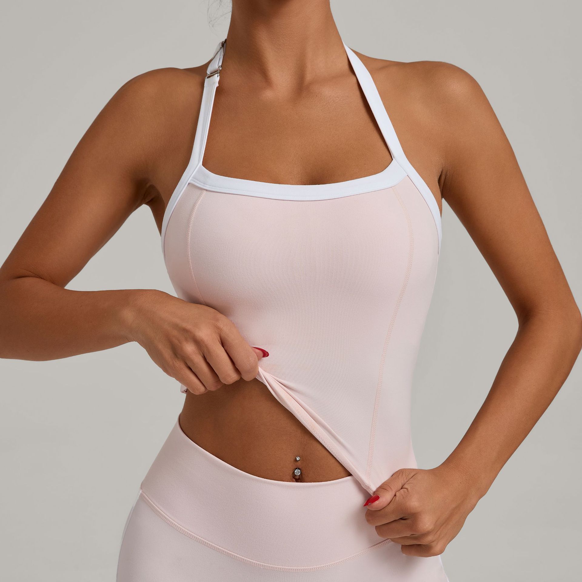Hanging Neck Top Sports Bra Wo - Yoga Blocks บทวิจารณ์และราคา