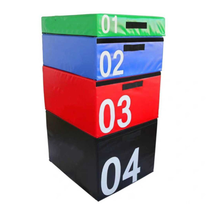 Gym Used PU Leather Jump Box S - Plyo Jump Box บทวิจารณ์และราคา
