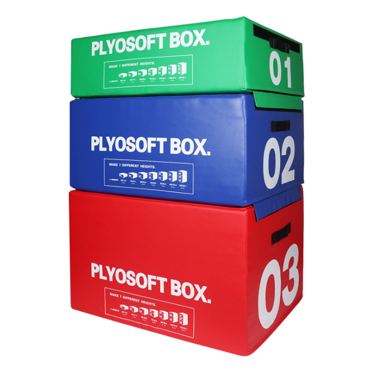 Gym Used PU Leather Jump Box S - Plyo Jump Box บทวิจารณ์และราคา
