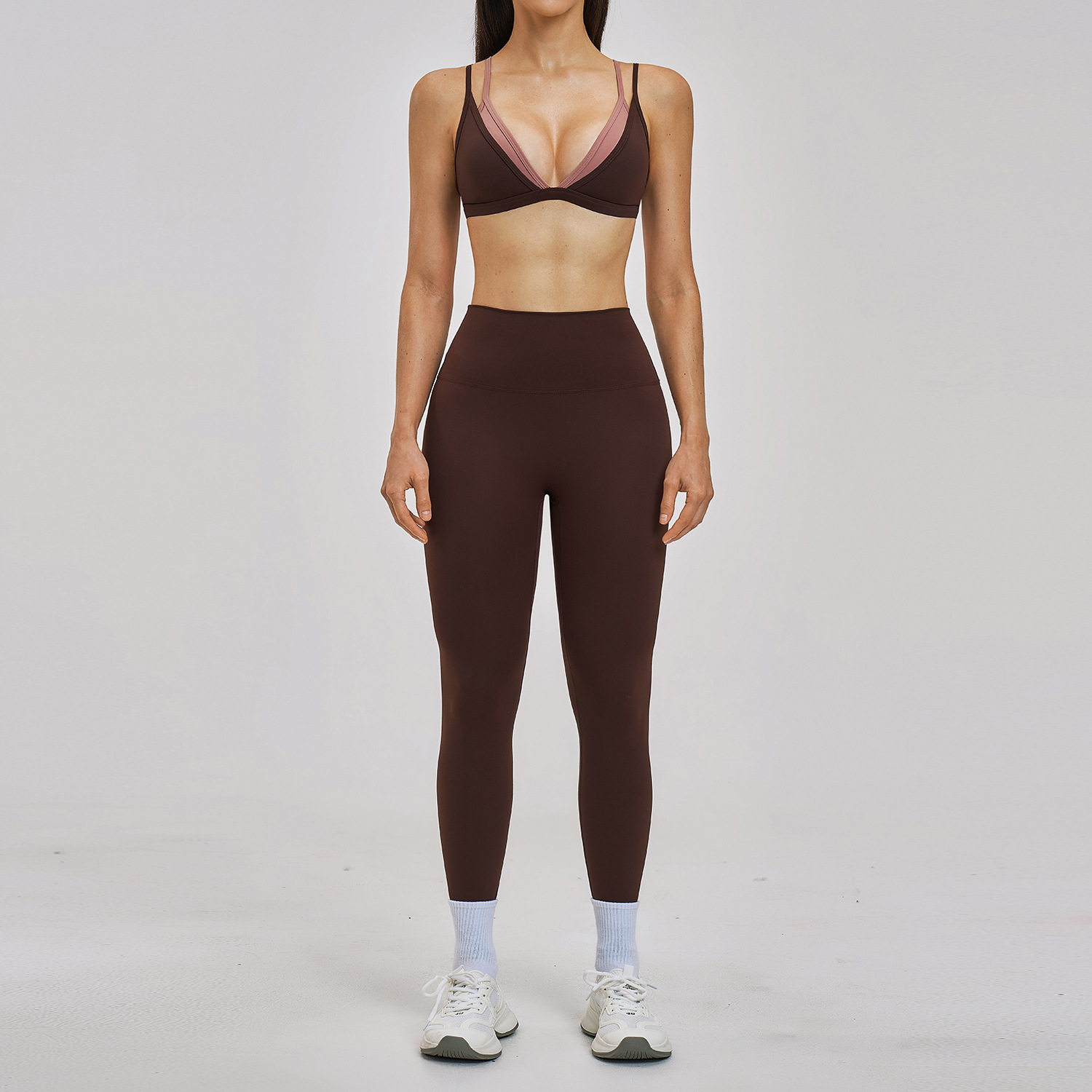2PCS Yoga Suit Women Tracksuit - Yoga Fitness Zumba บทวิจารณ์และราคา