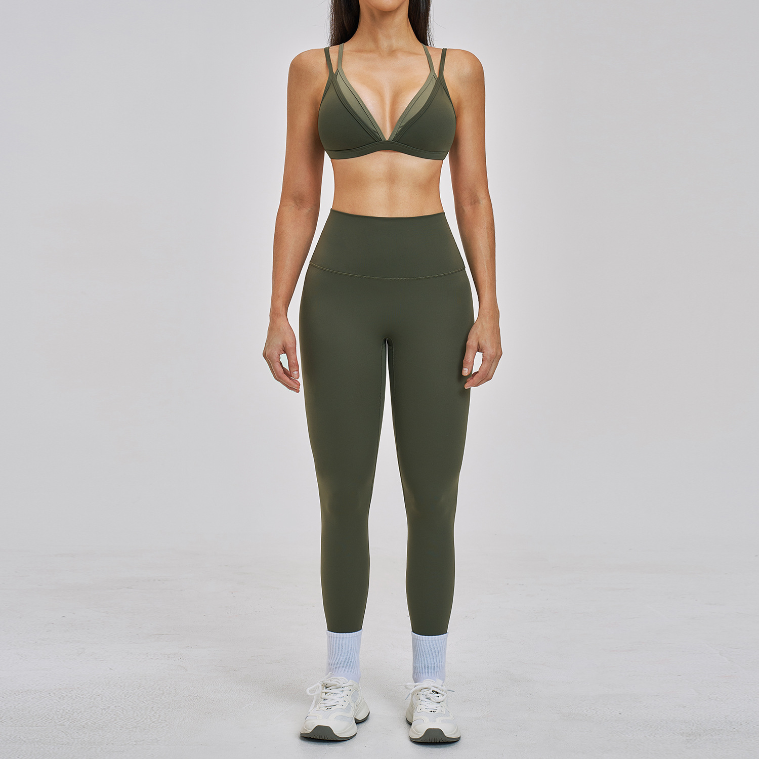 2PCS Yoga Suit Women Tracksuit - Yoga Fitness Zumba บทวิจารณ์และราคา