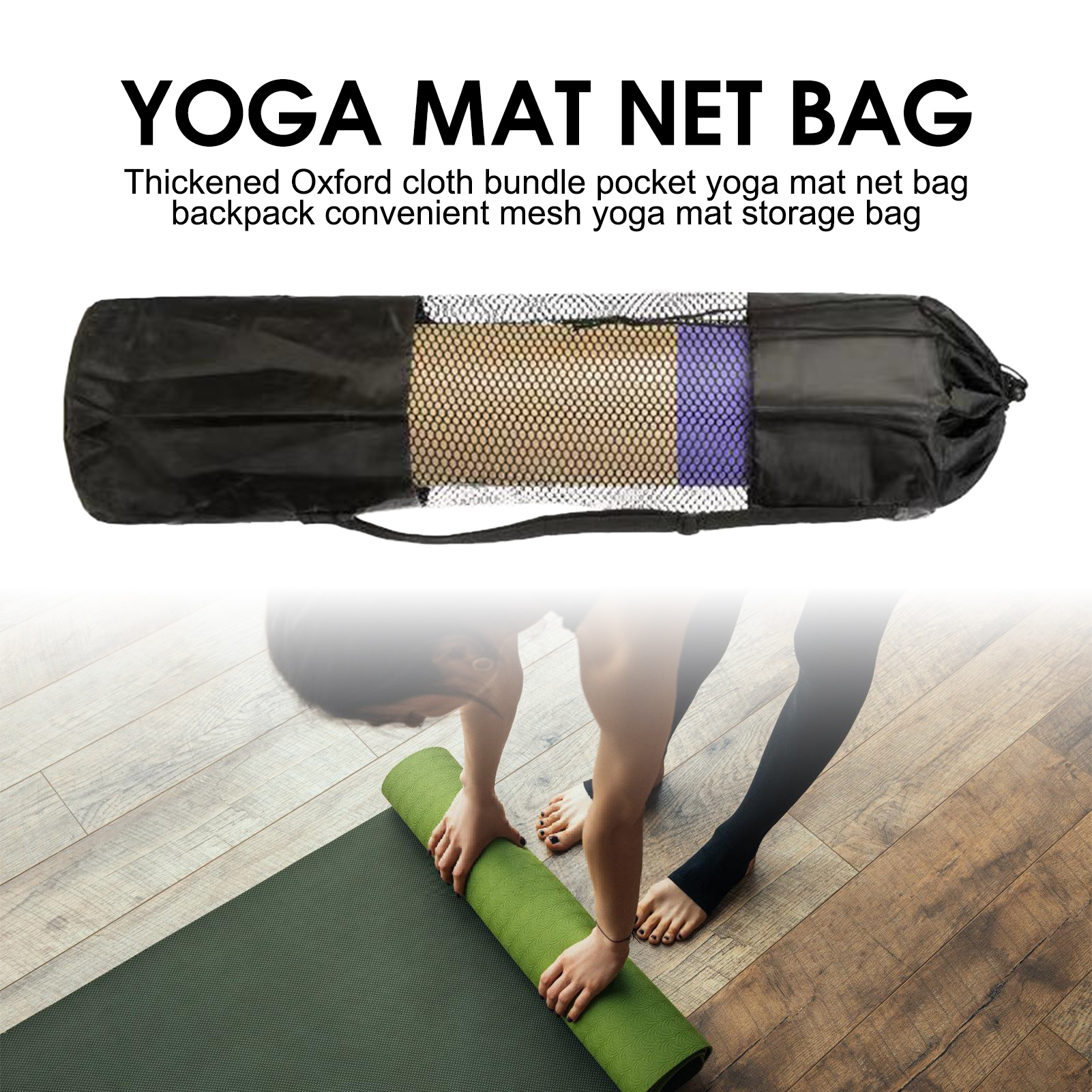 Yoga Mat Bag with Mesh Window  - Yoga And Fitness บทวิจารณ์และราคา