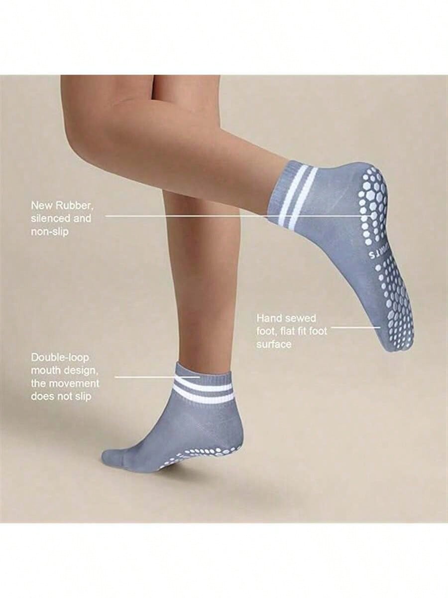 5 Pairs Women Double Stripe No - Yoga Fitness Women บทวิจารณ์และราคา