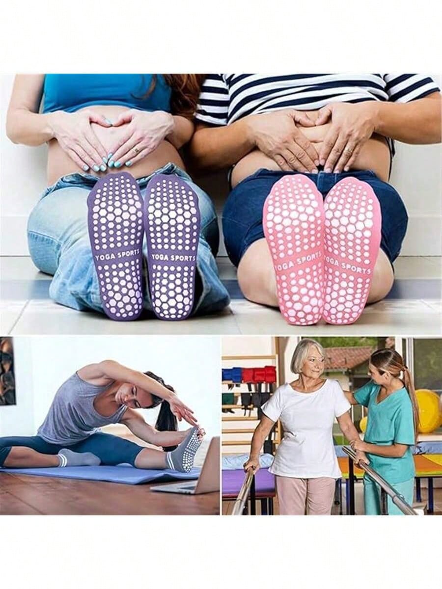 5 Pairs Women Double Stripe No - Yoga Fitness Women บทวิจารณ์และราคา