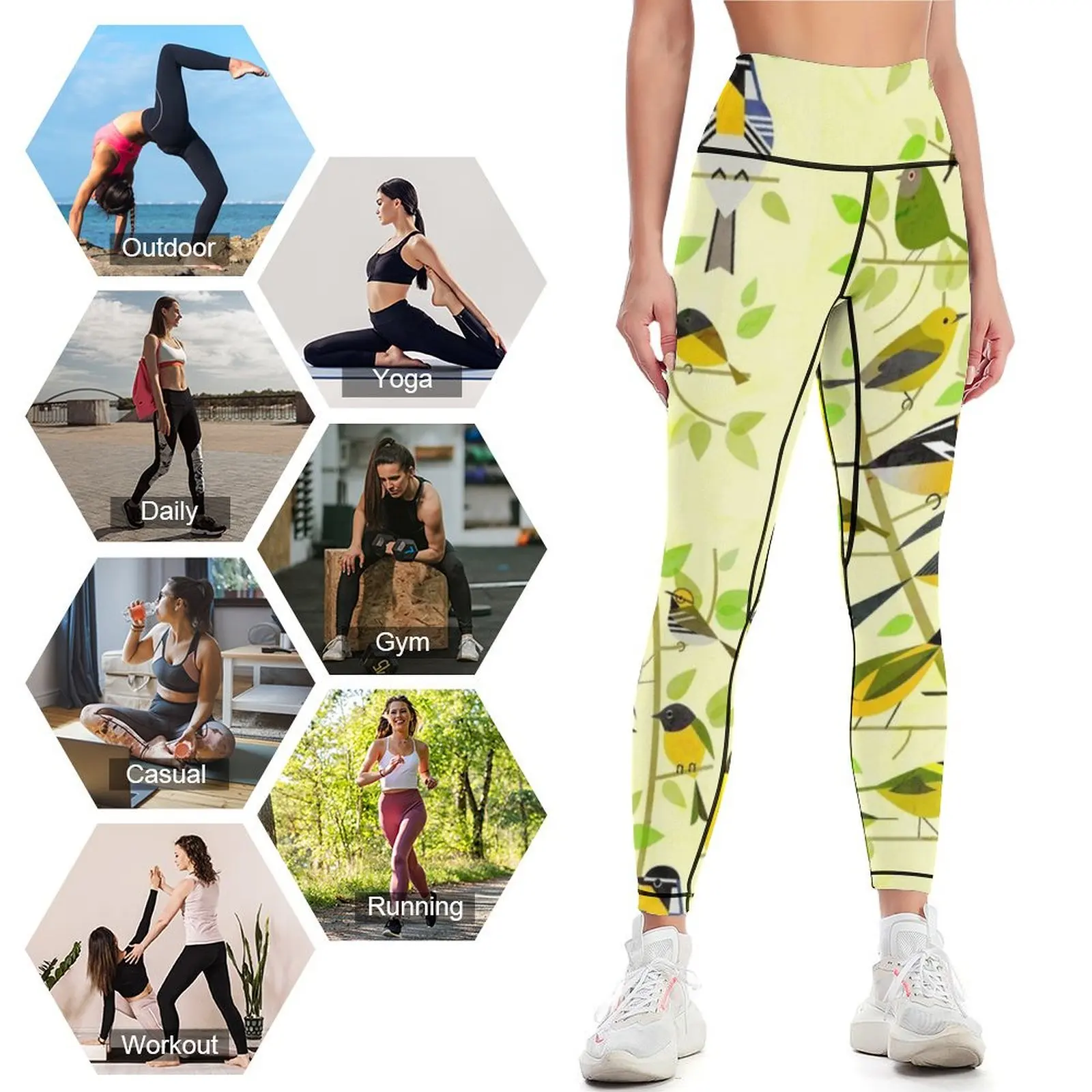 New World Warblers 1 Leggings  - Yoga Fitness World บทวิจารณ์และราคา
