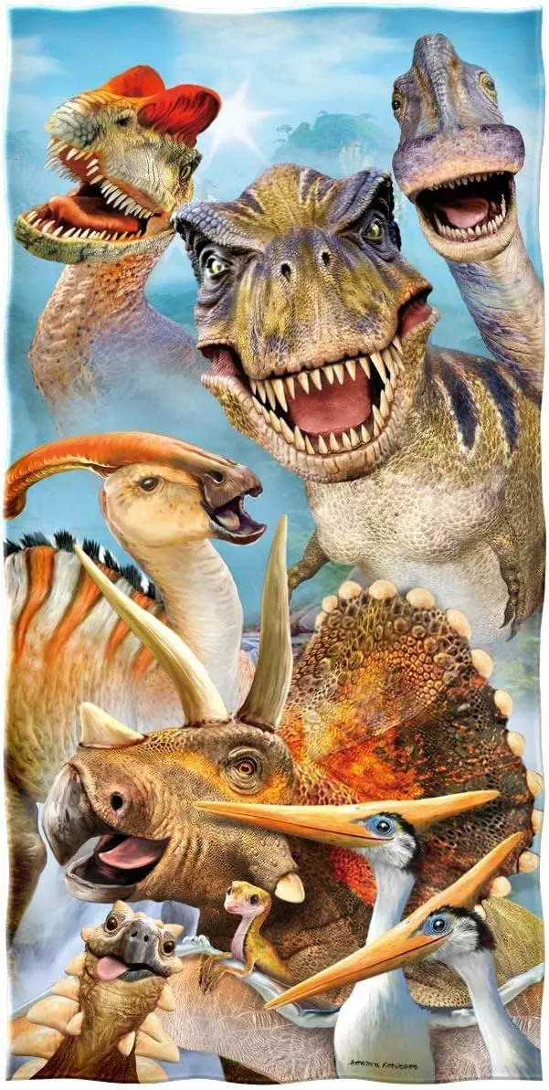 Dinosaur World Quick Drying To - Yoga Fitness World บทวิจารณ์และราคา
