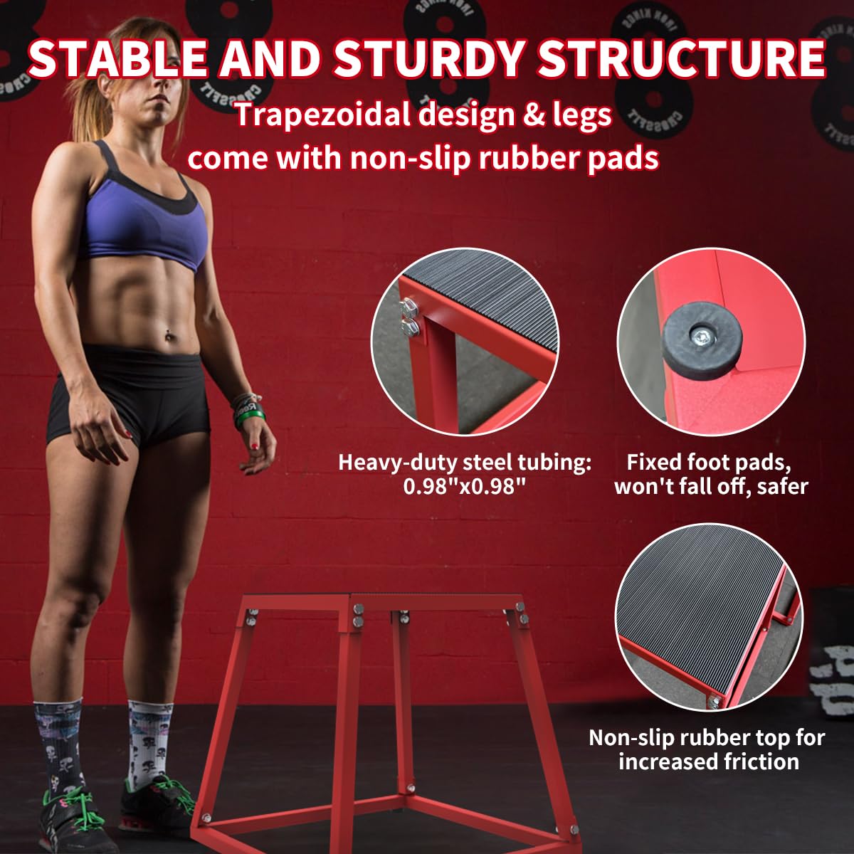 Metal Plyometric Jumping Box,  - Plyo Jump Box บทวิจารณ์และราคา
