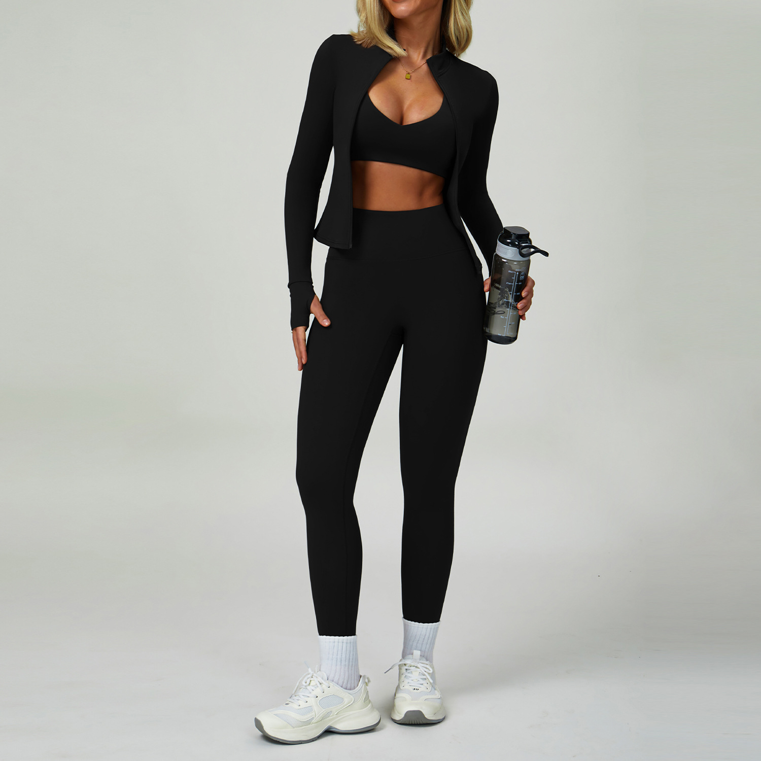 2-3PCS Yoga Suit Women Tracksu - Yoga Fitness Zumba บทวิจารณ์และราคา