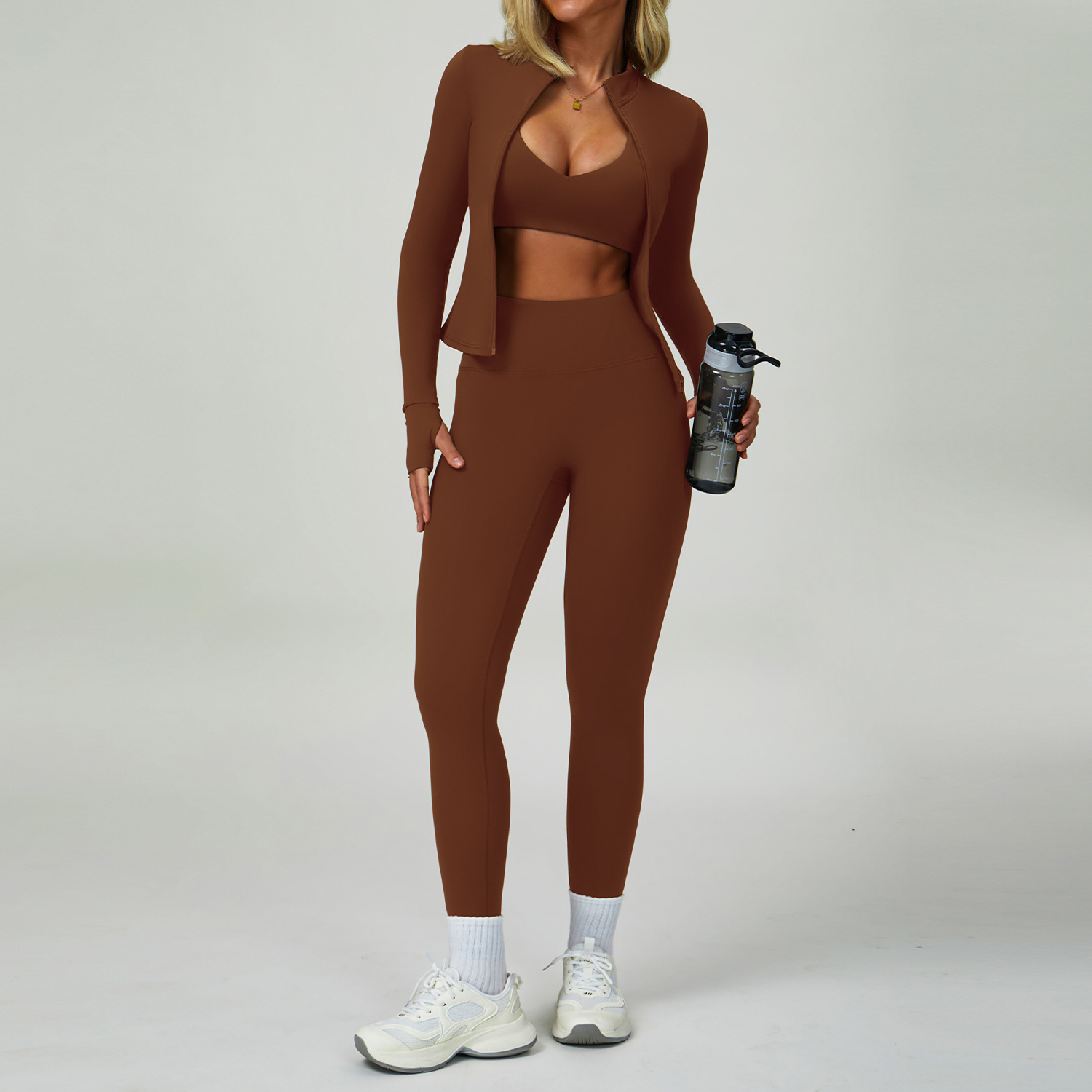 2-3PCS Yoga Suit Women Tracksu - Yoga Fitness Zumba บทวิจารณ์และราคา
