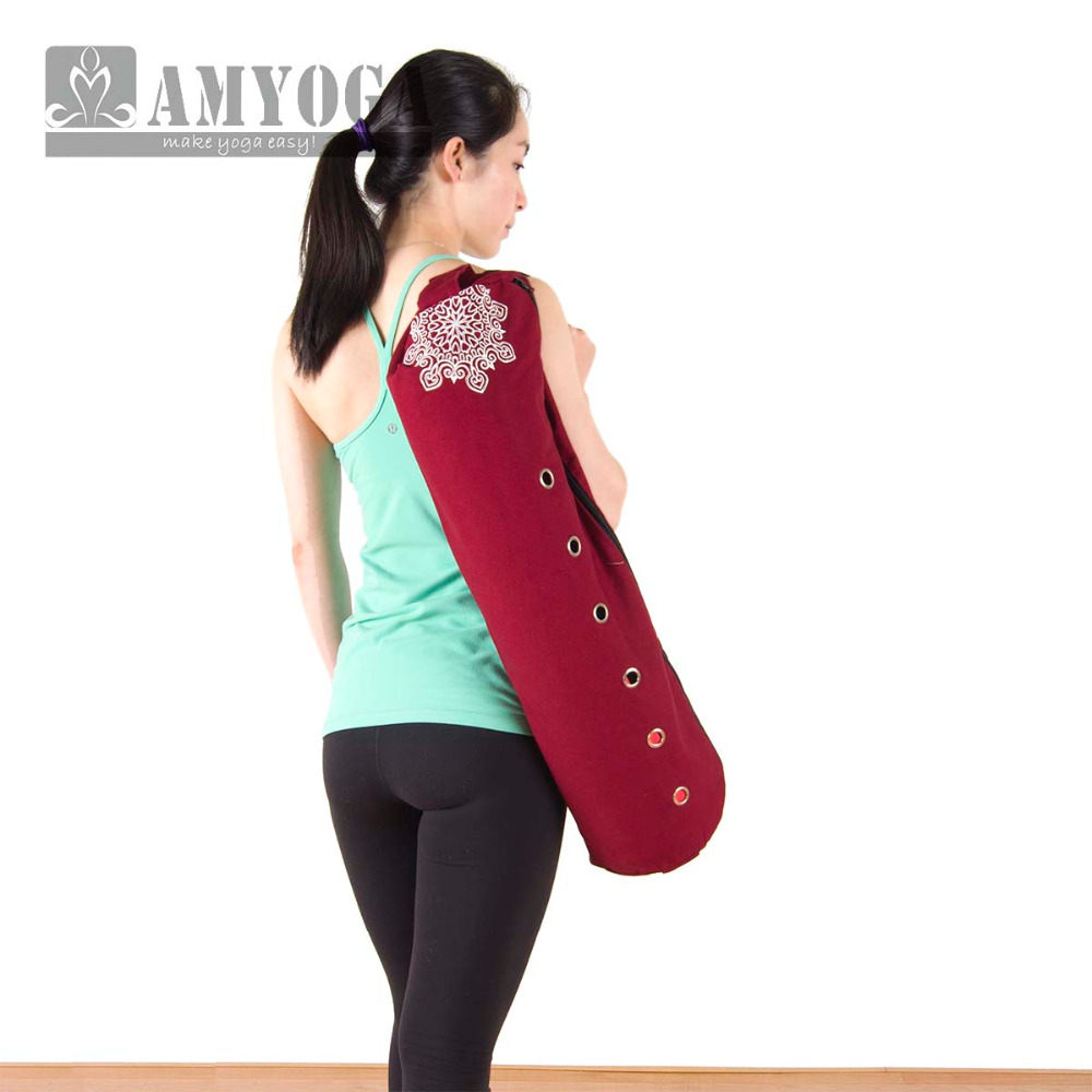 Canvas Yoga Mat Bag Single Sho - Yoga Fitness Gym บทวิจารณ์และราคา