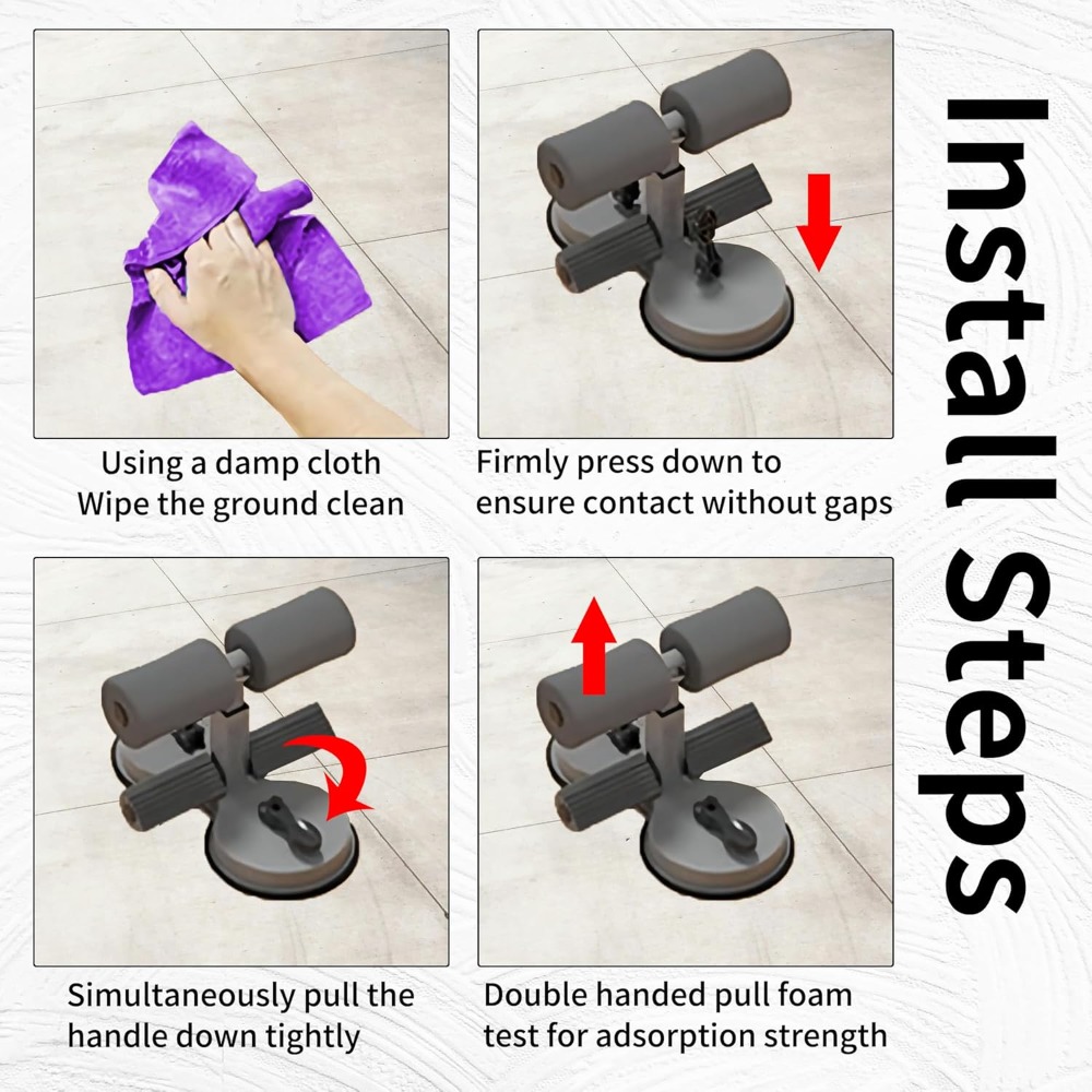 Sit Up Bar,Portable Adjustable - Sit Up Bar Floor บทวิจารณ์และราคา