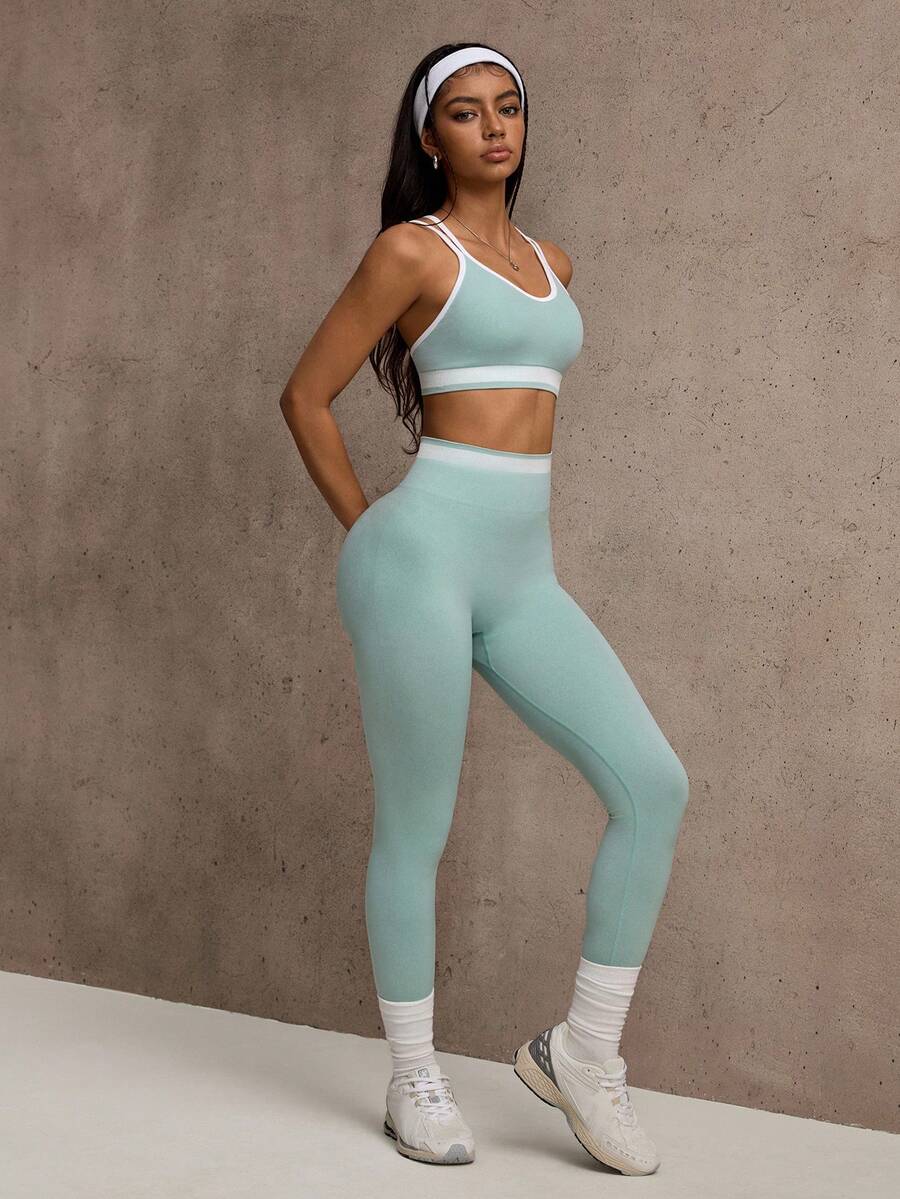 Seamless High Stretch Sports Y - Yoga Blocks บทวิจารณ์และราคา