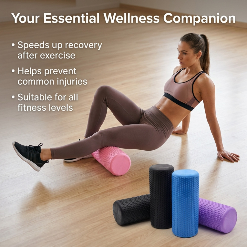 30/45CM Yoga Foam Roller High- - Yoga Fitness World บทวิจารณ์และราคา
