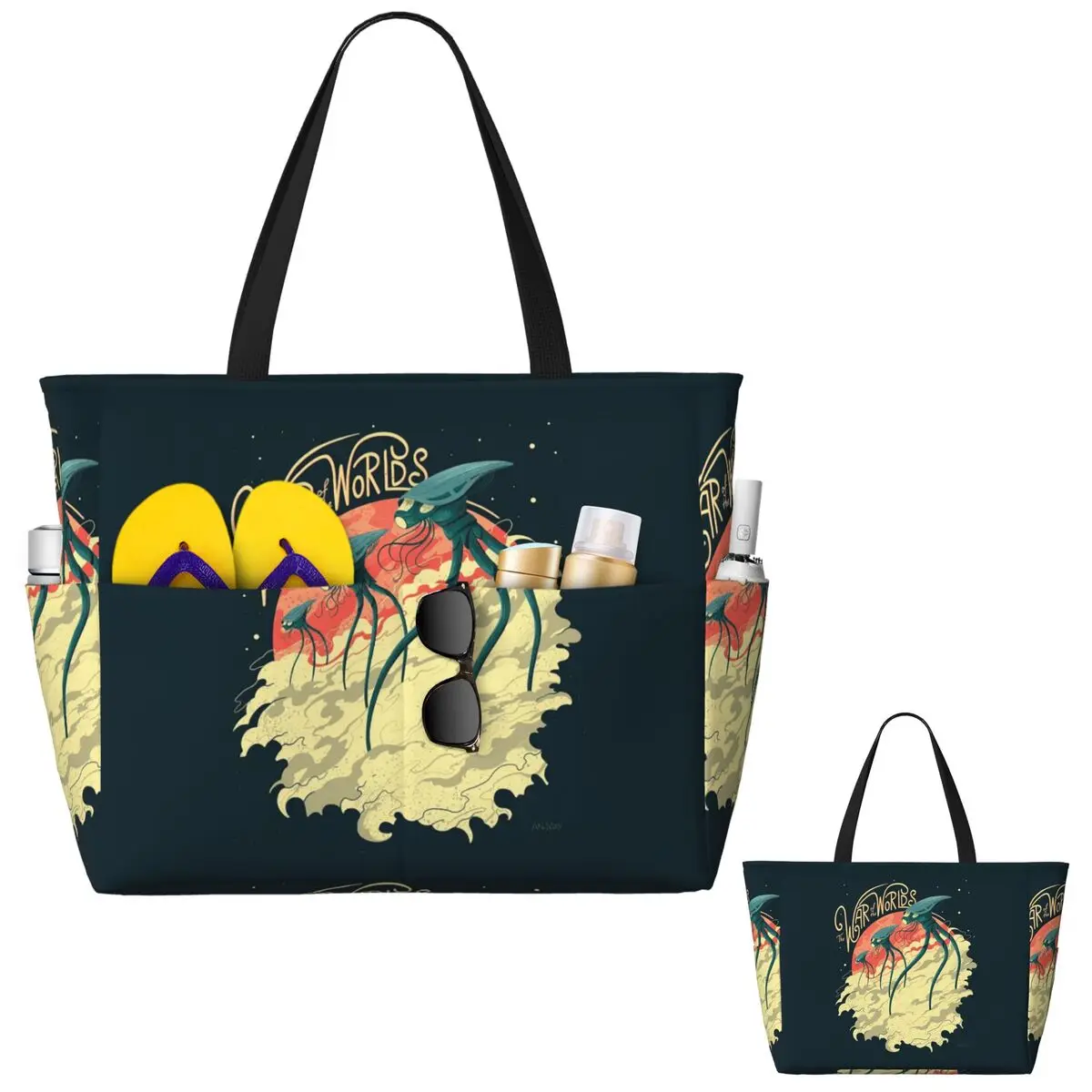 War Of The Worlds Beach Tote B - Yoga Fitness World บทวิจารณ์และราคา