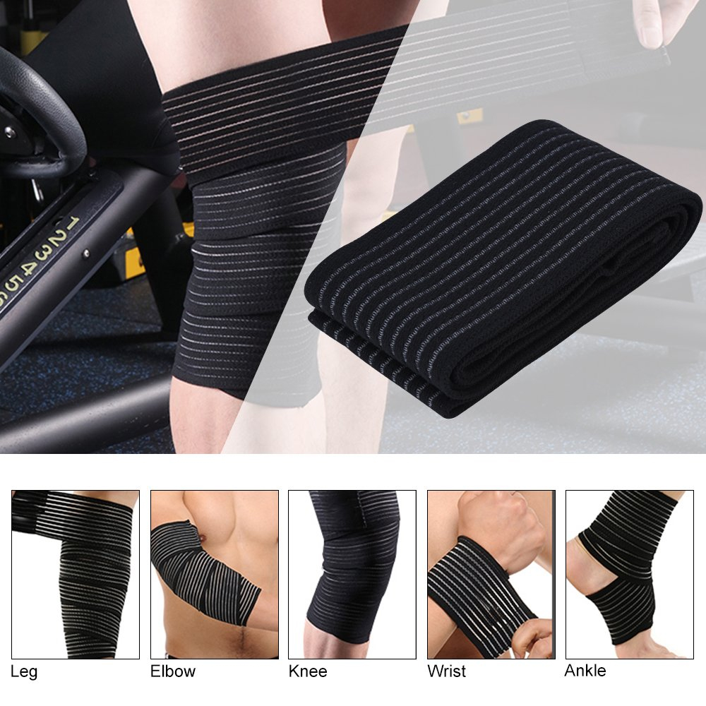 1PCS 40-300cm Compression Band - Knee Sleeve Compression บทวิจารณ์และราคา