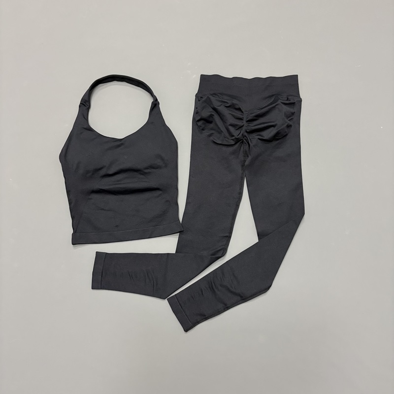 2 Pcs Gym Set Women Seamless B - Yoga Fitness Zumba บทวิจารณ์และราคา