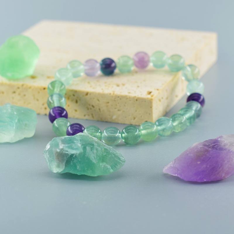 Original Fluorite Bracelet wit - Yoga Fitness Tracker บทวิจารณ์และราคา