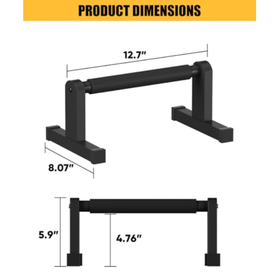 Push Up Bars, Heavey Duty Para - Sit Up Bar Floor บทวิจารณ์และราคา
